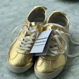 Mexico 66 'Gold White' Onitsuka Tiger Sneakers - Size US 8
